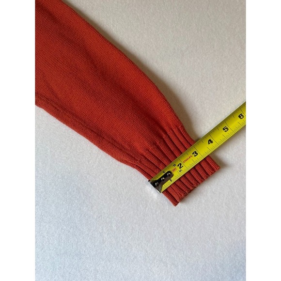 Killtec Geo Alaska Men Medium Orange Half Zip 100% Cotton Pullover Mock Neck - Picture 7 of 15